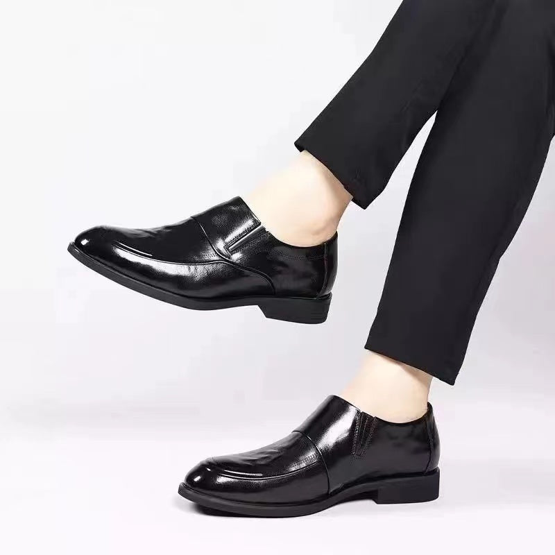 Men's soft leather casual shoes