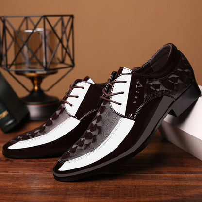 New shiny leather shoes