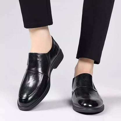 Men's soft leather casual shoes